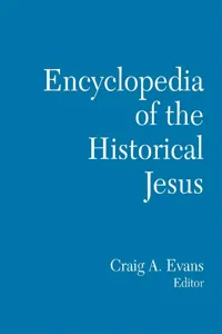 The Routledge Encyclopedia of the Historical Jesus_cover