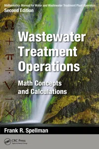Mathematics Manual for Water and Wastewater Treatment Plant Operators: Wastewater Treatment Operations_cover