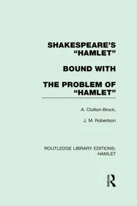 Shakespeare's Hamlet bound with The Problem of Hamlet_cover