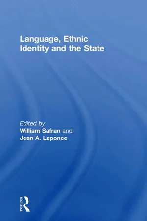 Language, Ethnic Identity and the State