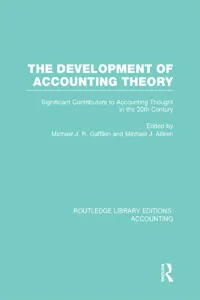 The Development of Accounting Theory_cover