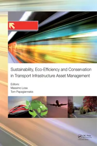 Sustainability, Eco-efficiency, and Conservation in Transportation Infrastructure Asset Management_cover