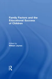 Family Factors and the Educational Success of Children_cover