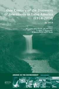 One Century of the Discovery of Arsenicosis in Latin America As2014_cover