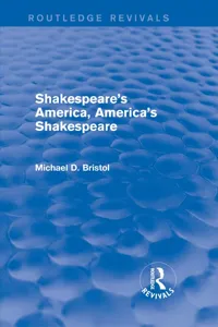 Shakespeare's America, America's Shakespeare_cover