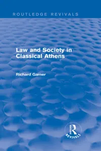 Law and Society in Classical Athens_cover