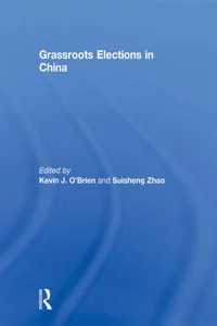 Grassroots Elections in China_cover