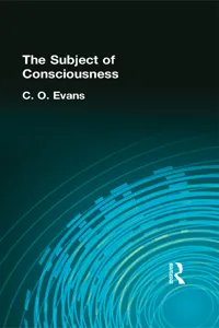 The Subject of Consciousness_cover