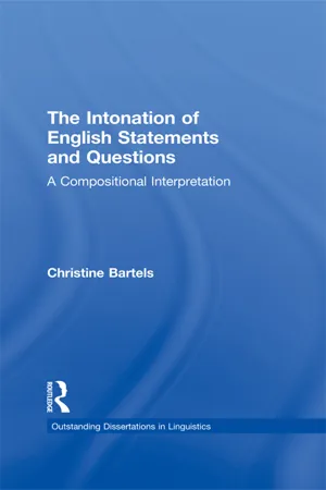 The Intonation of English Statements and Questions