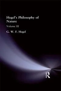 Hegel's Philosophy of Nature_cover