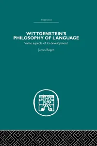 Wittgenstein's Philosophy of Language_cover