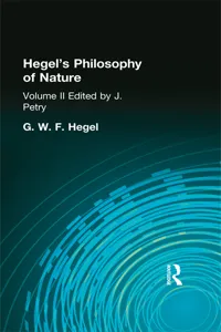 Hegel's Philosophy of Nature_cover