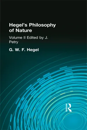 Hegel's Philosophy of Nature