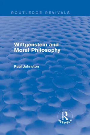 Wittgenstein and Moral Philosophy (Routledge Revivals)