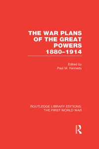 The War Plans of the Great Powers_cover