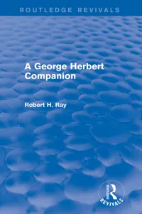 A George Herbert Companion_cover