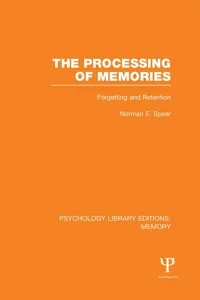 The Processing of Memories_cover