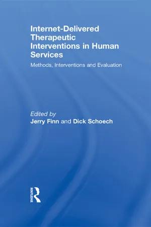 Internet-Delivered Therapeutic Interventions in Human Services