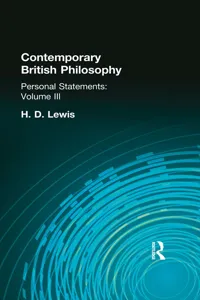 Contemporary British Philosophy_cover