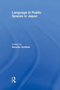 Language in Public Spaces in Japan_cover