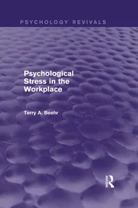 Psychological Stress in the Workplace_cover