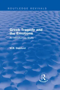 Greek Tragedy and the Emotions_cover
