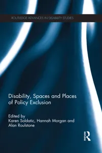 Disability, Spaces and Places of Policy Exclusion_cover