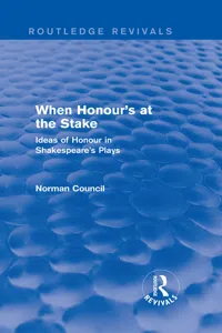 When Honour's at the Stake_cover