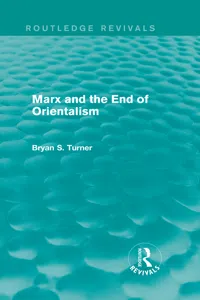 Marx and the End of Orientalism_cover