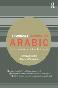 A Frequency Dictionary of Arabic_cover