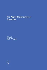 The Applied Economics of Transport_cover
