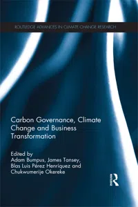Carbon Governance, Climate Change and Business Transformation_cover