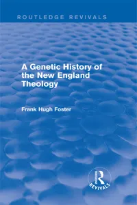 A Genetic History of New England Theology_cover