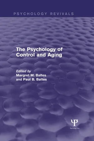 The Psychology of Control and Aging