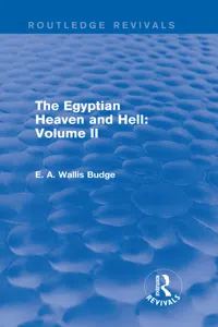 The Egyptian Heaven and Hell: Volume I_cover