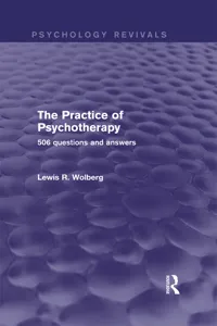 The Practice of Psychotherapy_cover