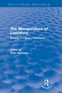 The Manipulation of Literature_cover