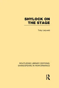 Shylock on the Stage_cover
