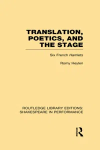 Translation, Poetics, and the Stage_cover