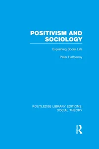 Positivism and Sociology_cover