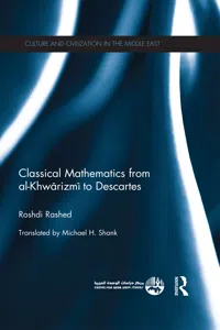 Classical Mathematics from Al-Khwarizmi to Descartes_cover