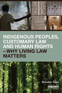 Indigenous Peoples, Customary Law and Human Rights - Why Living Law Matters_cover