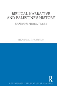 Biblical Narrative and Palestine's History_cover