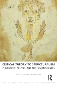 Critical Theory to Structuralism_cover