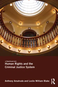 Human Rights and the Criminal Justice System_cover