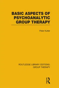 Basic Aspects of Psychoanalytic Group Therapy_cover