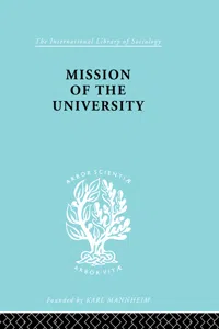 Mission of the University_cover