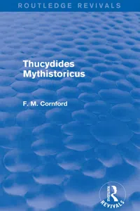 Thucydides Mythistoricus_cover