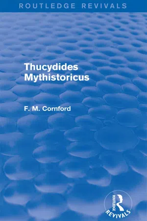 Thucydides Mythistoricus (Routledge Revivals)