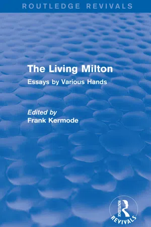 The Living Milton (Routledge Revivals)